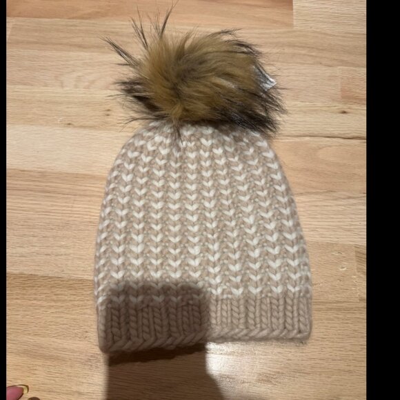 LELE Sadoughi The Foster Beanie Camel